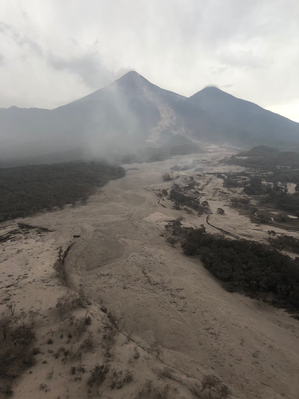 Situación de emergencia por la erupción del Volcán de Fuego en Guatemala